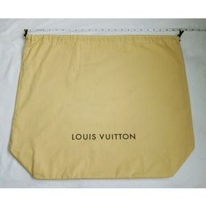 Louis Vuitton large drawstring dustbag