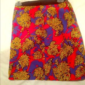 💚TopShop print skirt💚