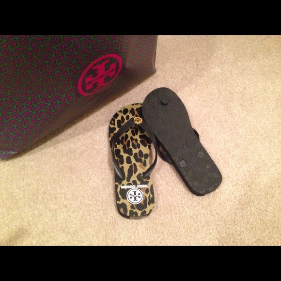 Tory Burch Leopard Sandals (new without tags/box)