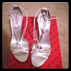 Super cute silver heels!!!