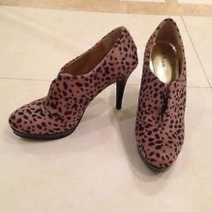 Style & Co Leopard Booties