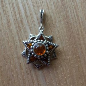 Star Amber Pendant