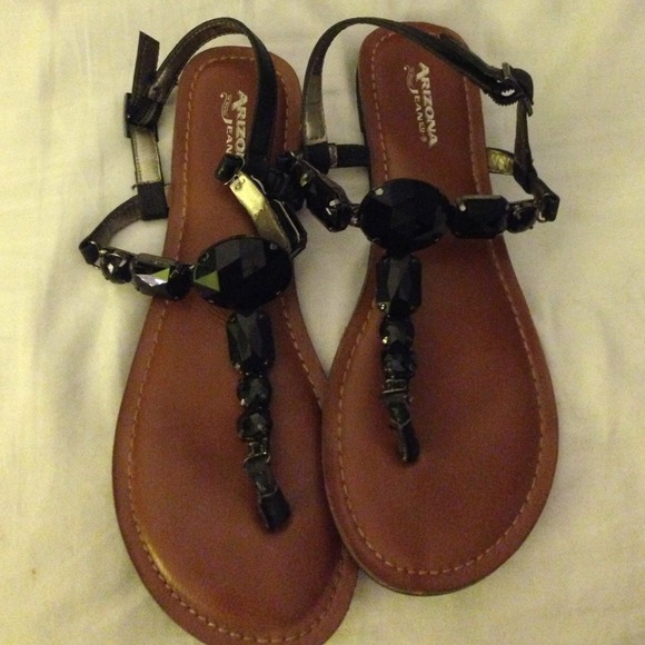 ⭐️SOLD⭐️Black Jewel Sandals