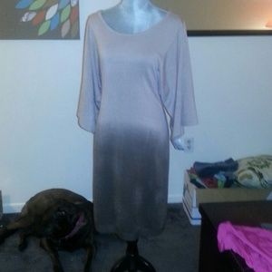 Brown and pink ombre dress. Size M