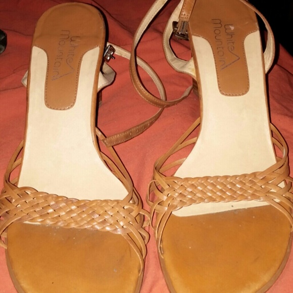 Wedge sandals real leather