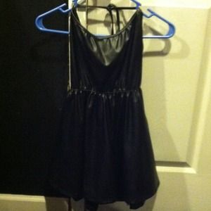 Halter black American appeal dress