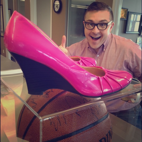 Gomax Shoes - Hot Pink Patent Wedges