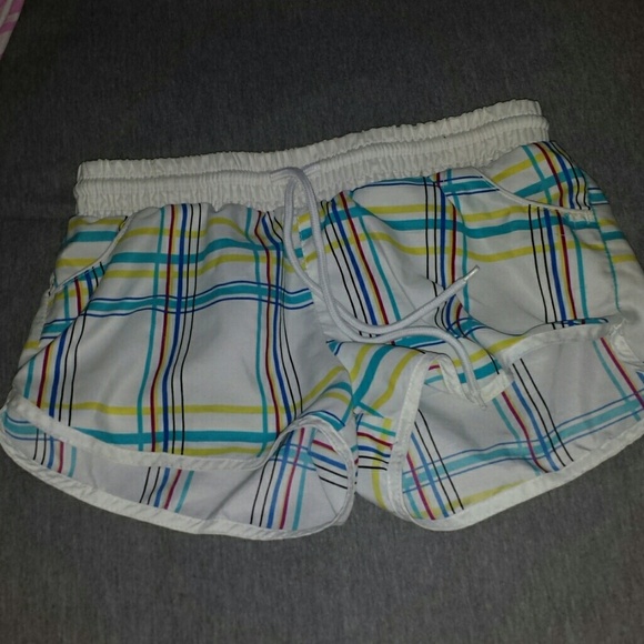 Striped Shorts- Great for over Bikini