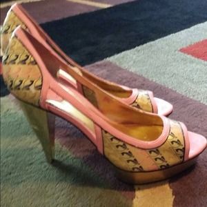 Pink baby phat heels
