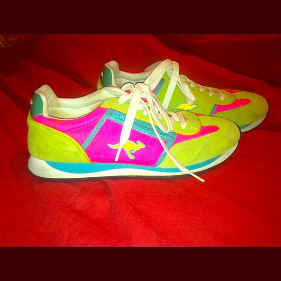 Multi-colored sneakers