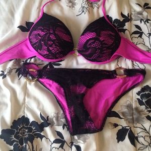 VS lilac bathing suit set