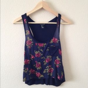 Loose flowery forever 21 top