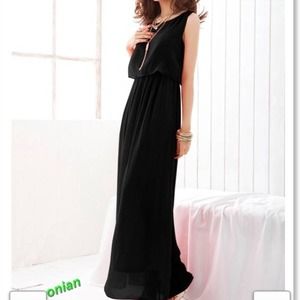 Black Maxi Summer dress