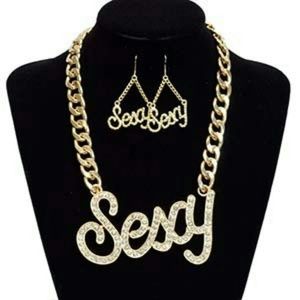 NWOT Fashion set necklace and earrings