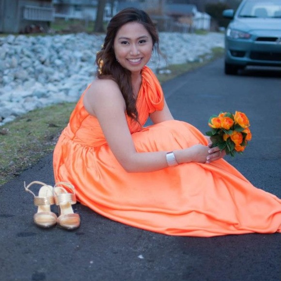 Bridesmaid's dress.