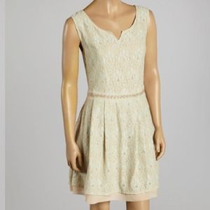 Pale Blue Lace dress by Nick and Mo