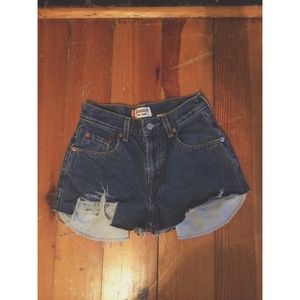 Vintage High-Waisted Levi Denim Shorts