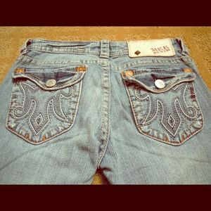 👉 MEK 👈 denim jeans, boot cut, sz 26/34 👖