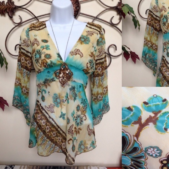 Wet seal boho top