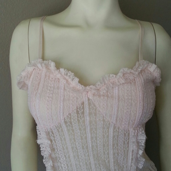 Lace Top Juniors XL 15 / 17 Stretch - Picture 2 of 3