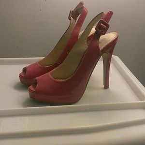 Hot pink heels