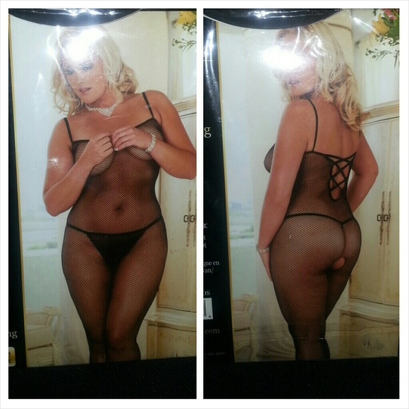 Fish net body suit queen size 1x-3x - Picture 1 of 2