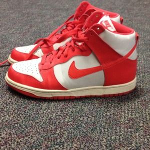 Red Nike Dunks
