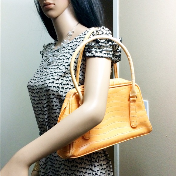New yellow stylish cute yellow bag