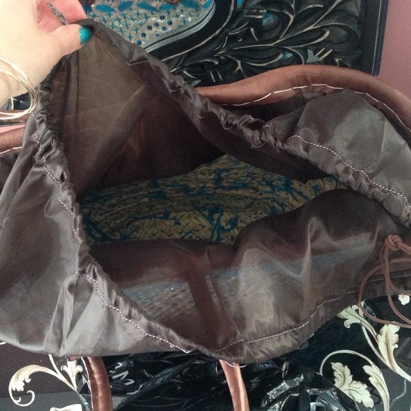 Turquoise Morocco Straw Bagπ2/13/16 HPπ - Picture 3 of 4