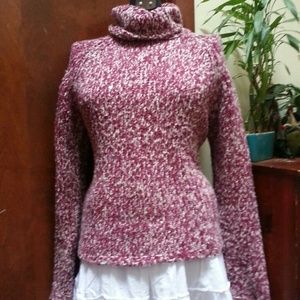 Tribeca Studio Maroon Cowel Neck Sweater