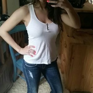 GAP Crochet Back Racer Back Tank