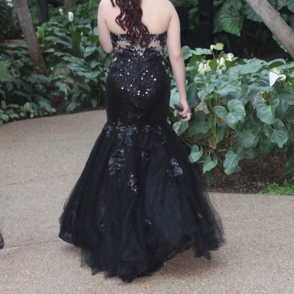 Mermaid night moves prom dress - Picture 2 of 4