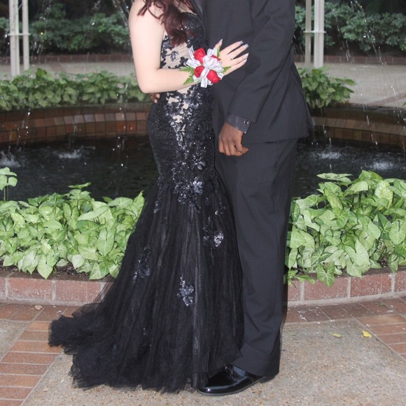 Mermaid night moves prom dress - Picture 4 of 4