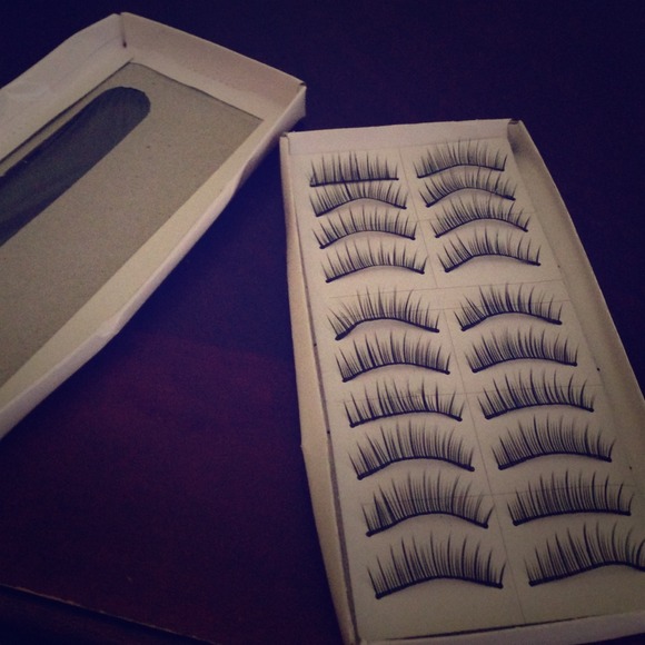Handmade false eyelashes 10 pairs /set free w buy