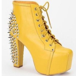 Jeffrey Campbell spiked Yellow Litas