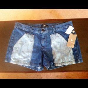 7 for all Mankind Jean Shorts