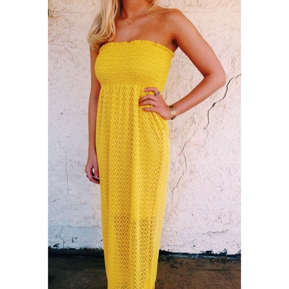 Yellow Maxi Dress