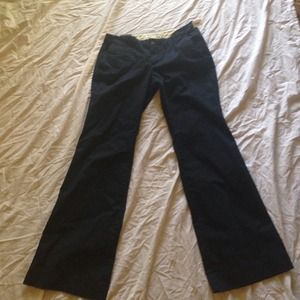 Navy Blue Perfect Khakis- Super Flare