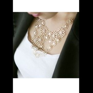 Long floral necklace