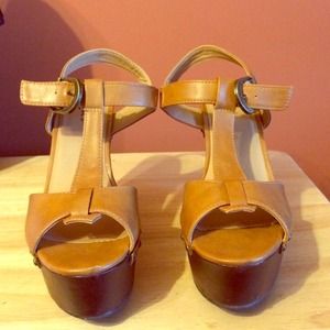 Candies Platform Wedges sandals