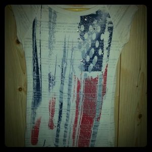 American flag tee