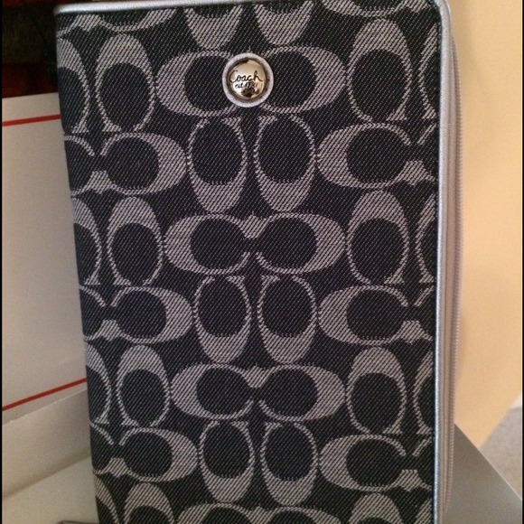 Coach mini iPad holder
