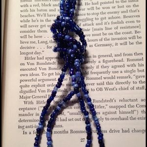 Beautiful multi shades of blue. Glass beads.