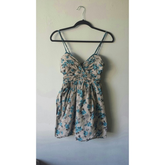 Love Culture
 Dresses & Skirts - Blue & Gray Floral Dress
