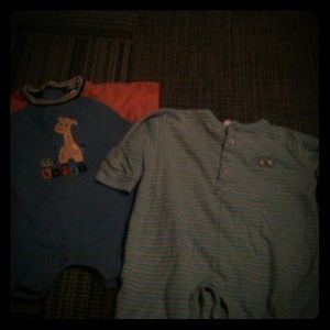 Baby boy clothes $6 for both