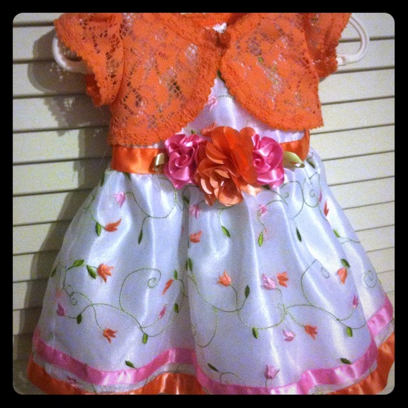 Little girls floral dress