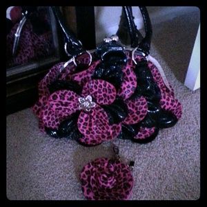 Handbag with matching coin purse