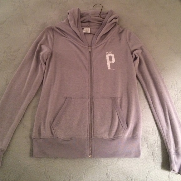 VSPINK Zip-Up Hoodie - Gray - Picture 1 of 1