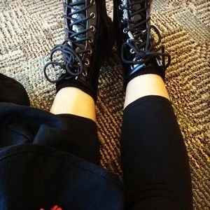 Black boots