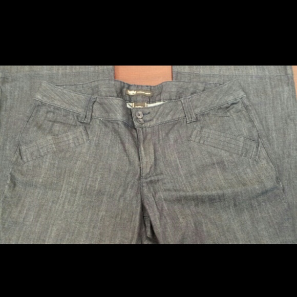 ON SALE! NWOT Dark wash, wide leg denim trousers